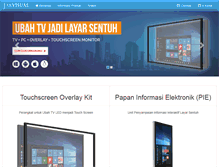 Tablet Screenshot of jakvisual.com